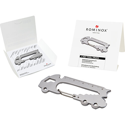 Set de cadeaux / articles cadeaux : ROMINOX® Key Tool Truck (22 functions) emballage à motif Frohe, Image 2