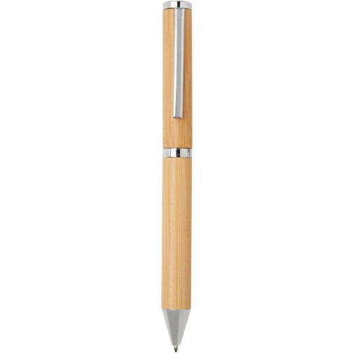 Apolys Kugelschreiber Und Tintenroller Geschenkset Aus Bambus , Marksman, natural, Bambusholz, 13,90cm (Länge), Bild 3