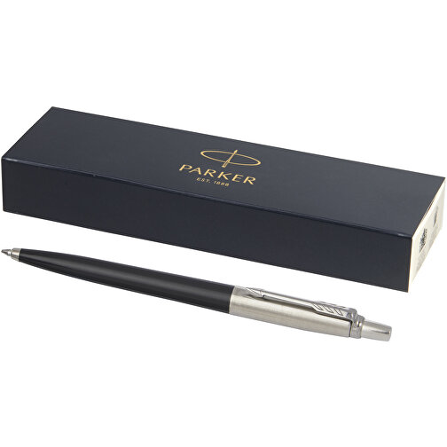 PARKER Penna a sfera Jotter Recycled (Nero, Plastica riciclata, Recycled  stainless steel, 11g) come gadget personalizzati su