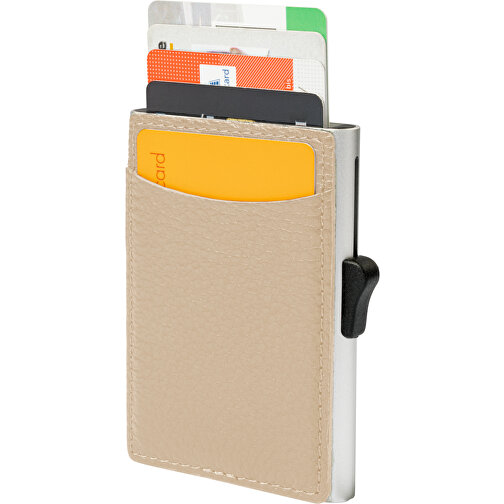C-Secure RFID Kartenhalter , sand, Metall, 9,50cm x 6,50cm (Länge x Breite), Bild 1