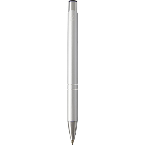 Moneta Kugelschreiber Aus Recyceltem Aluminium , silber, Recycled Aluminium, ABS Kunststoff, Eisen, 13,60cm (Länge), Bild 7