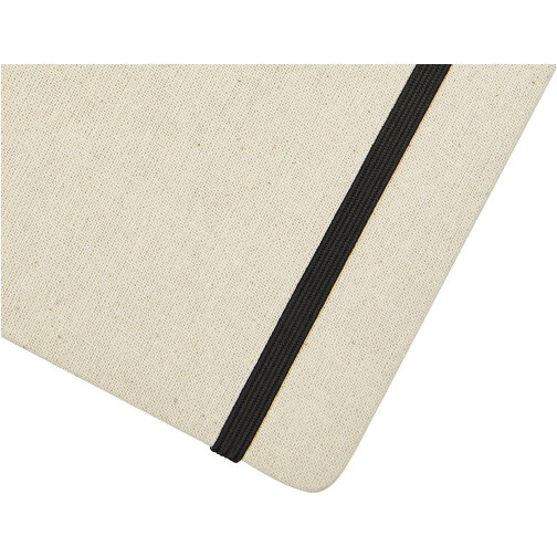 Tutico Hard Cover Notizbuch Aus Bio Baumwolle , natur / schwarz, 80% Bio Baumwolle, 20% Polyester, Recyceltes Papier, 12,20cm x 17,40cm (Länge x Höhe), Bild 7