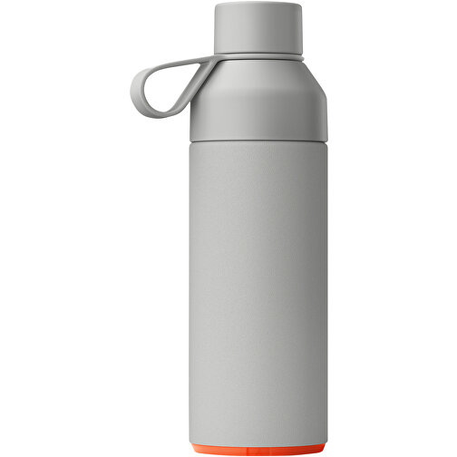 Ocean Bottle 500 Ml Vakuumisolierte Flasche , rock grey, 70% Recycled stainless steel, 10% PET Kunststoff, 10% Recycelter PET Kunststoff, 10% Silikon Kunststoff, 21,70cm (Höhe), Bild 3