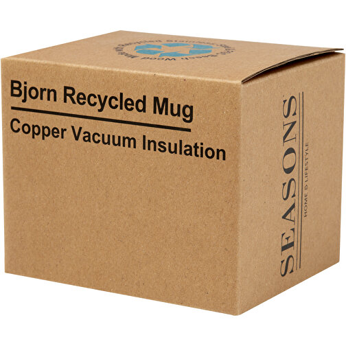 Tasse Bjorn de 360 ml en acier inoxydable recyclé certifiée RCS avec isolation sous vide en cuivr, Image 2