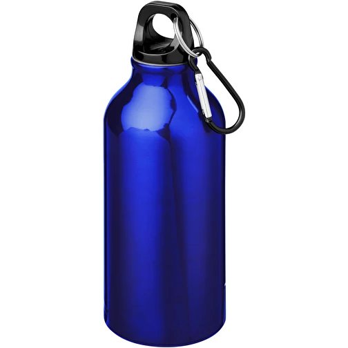 Bouteille d eau Oregon de 400 ml en aluminium recyclé certifié RCS avec mousqueton, Image 1