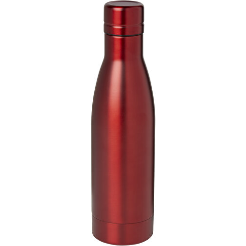 Vasa RCS-zertifizierte Kupfer-Vakuum Isolierflasche Aus Recyceltem Edelstahl, 500 Ml , rot, 87% Recycled stainless steel, 13% PP Kunststoff, 26,40cm (Höhe), Bild 1
