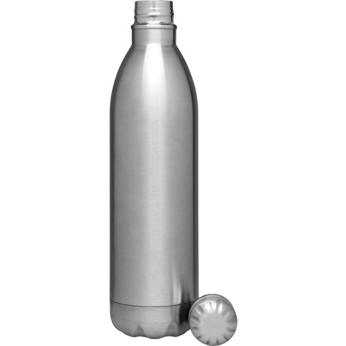 Vakuum-Flasche JUMBO TASTE , silber, Edelstahl / Kunststoff / Silikon, 33,00cm (Länge), Bild 3