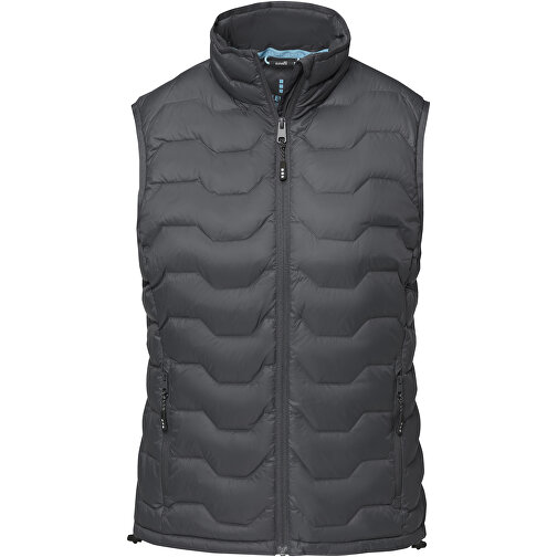 Epidote GRS Isolierter Daunen-Bodywarmer Für Damen Aus Recyceltem Material , storm grey, Dull cire-380T Woven mit wasserabweisendem Finish 100% recyceltes Nylon, GRS-zertifiziert , Padding/filling, Down insulation: Resp, XL, , Bild 3