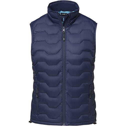 Epidote GRS Isolierter Daunen-Bodywarmer Für Damen Aus Recyceltem Material , navy, Dull cire-380T Woven mit wasserabweisendem Finish 100% recyceltes Nylon, GRS-zertifiziert , Padding/filling, Down insulation: Resp, S, , Bild 3