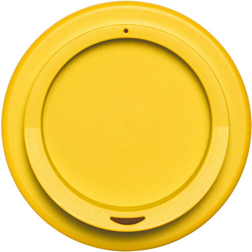 Brite-Americano® Eco Isolierbecher, 250 Ml , gelb, 35% PP Kunststoff, 65% Recycelter PP Kunststoff, 11,80cm (Höhe), Bild 3