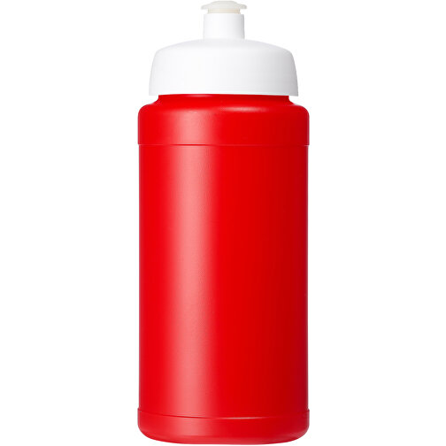 Baseline Plus Renew 500 Ml Sportflasche , rot, weiß, Zuckerrohr Biokunststoff, 90% PP Kunststoff, 10% TPE Kunststoff, 18,30cm (Höhe), Bild 3