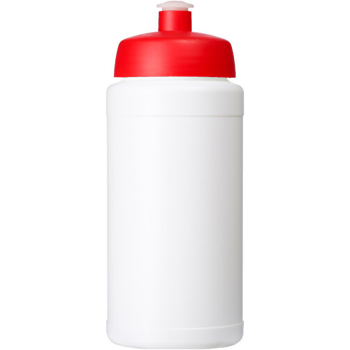 Baseline Plus Renew 500 Ml Sportflasche , weiß, rot, Zuckerrohr Biokunststoff, 90% PP Kunststoff, 10% TPE Kunststoff, 18,30cm (Höhe), Bild 3