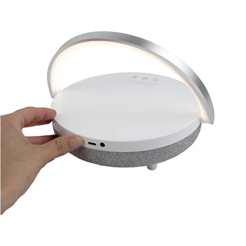 Éclairage de haut-parleur 4-en-1 Prixton avec base de charge sans fil, Image 4