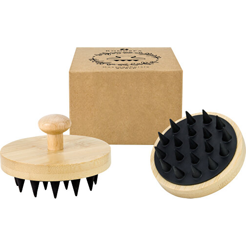 Brosse de massage Scalp, brosse pour cuir chevelu avec picots en silicone, Image 1