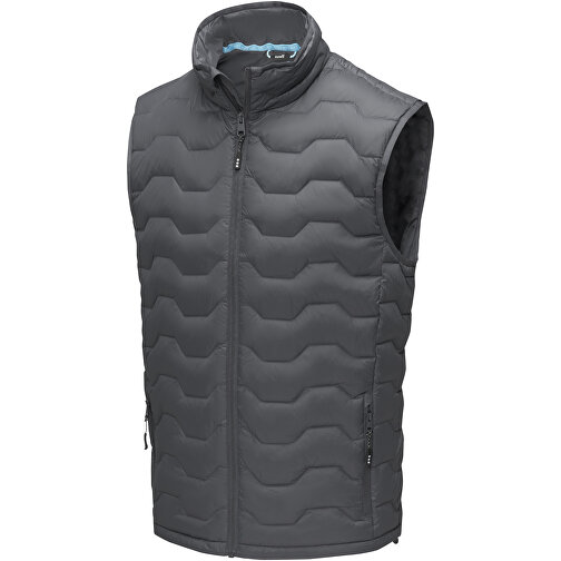 Epidote GRS Isolierter Daunen-Bodywarmer Aus Recyceltem Material Für Herren , storm grey, Dull cire-380T Woven mit wasserabweisendem und daunendichtem Finish 100% recyceltes Nylon, GRS-zertifiziert , Padding/filling, Dow, L, , Bild 1