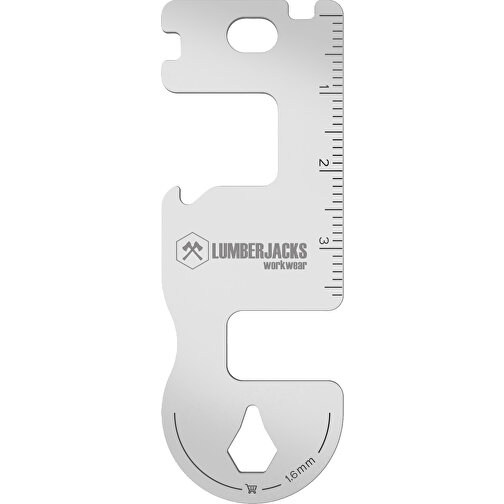 ROMINOX® Shop Tool // Smart - 11 Funktionen , Edelstahl, 6,50cm x 0,14cm x 2,35cm (Länge x Höhe x Breite), Bild 9