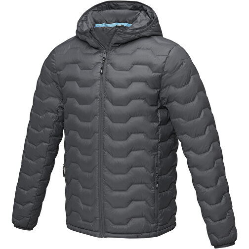 Petalite GRS Daunenjacke Aus Recyceltem Material Für Herren , storm grey, Dull cire-380T Woven mit wasserabweisendem und daunendichtem Finish 100% recyceltes Nylon, GRS-zertifiziert , Padding/filling, Dow, XXL, , Bild 1