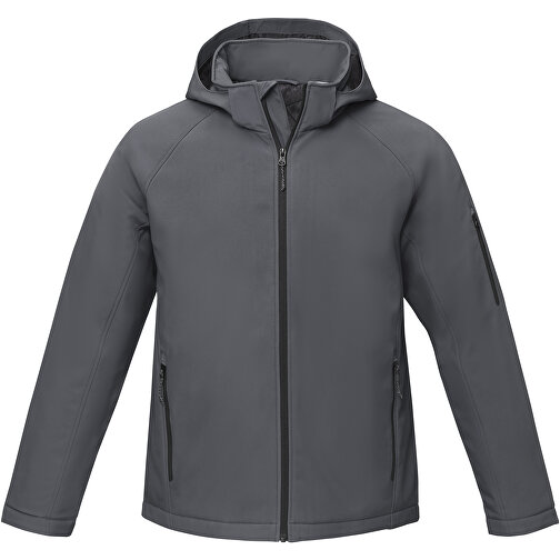 Notus Wattierte Softshell Herrenjacke , storm grey, Mechanisches Stretch Woven 100% Polyester, 250 g/m2, Padding/filling, Taft 100% Polyester, XL, , Bild 3