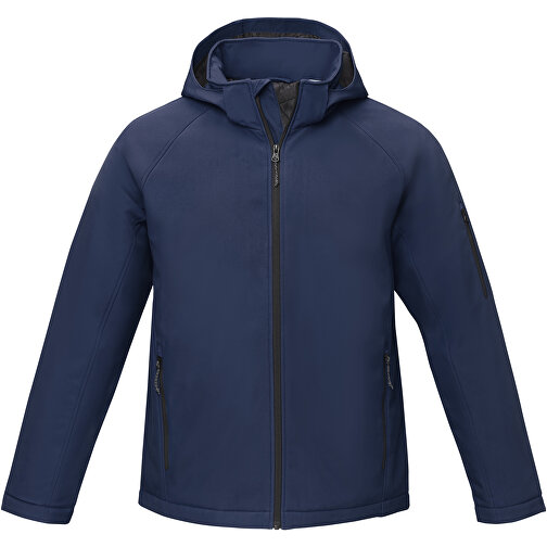 Notus Wattierte Softshell Herrenjacke , navy, Mechanisches Stretch Woven 100% Polyester, 250 g/m2, Padding/filling, Taft 100% Polyester, XS, , Bild 3