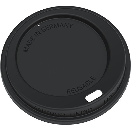 Kaffeebecher 'ToGo', 0,5 L , schwarz, Kunststoff, 19,20cm (Höhe), Bild 5