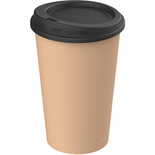 Kaffeebecher 'ToGo', 0,3 L , weiss/schwarz, Kunststoff, 11,50cm (Höhe), Bild 1