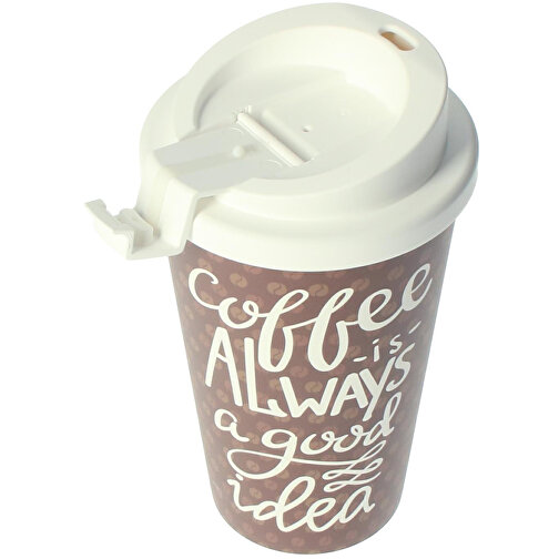 Kaffeebecher 'Premium Deluxe' , standard-grün/schwarz, Kunststoff, 16,50cm (Höhe), Bild 6