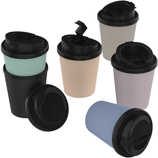 Bio-Kaffeebecher 'Premium Deluxe' Small , schiefer, Kunststoff, 12,70cm (Höhe), Bild 3