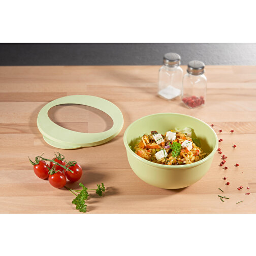 Food-Bowl 'ToGo', 1,0 L , beständiges braun/transparent, Kunststoff, 8,20cm (Höhe), Bild 8