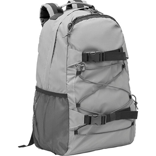 Bright Sportbag , silber matt, Polyester, 29,00cm x 45,00cm x 18,00cm (Länge x Höhe x Breite), Bild 1