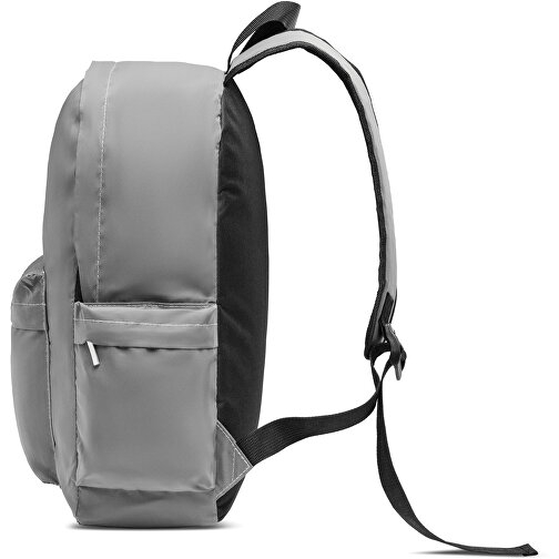 Bright Backpack , silber matt, Polyester, 32,00cm x 40,00cm x 12,00cm (Länge x Höhe x Breite), Bild 6