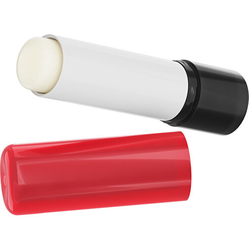 Lippenpflegestift 'Lipcare Original' Mit Polierter Oberfläche , rot / schwarz, Kunststoff, 6,90cm (Höhe), Bild 1