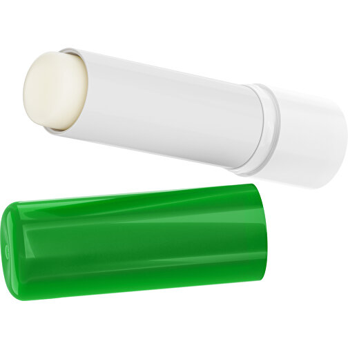 Lippenpflegestift 'Lipcare Original' Mit Polierter Oberfläche , grün / weiss, Kunststoff, 6,90cm (Höhe), Bild 1