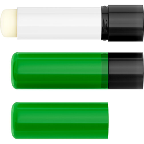 Lippenpflegestift 'Lipcare Original' Mit Polierter Oberfläche , grün / schwarz, Kunststoff, 6,90cm (Höhe), Bild 4