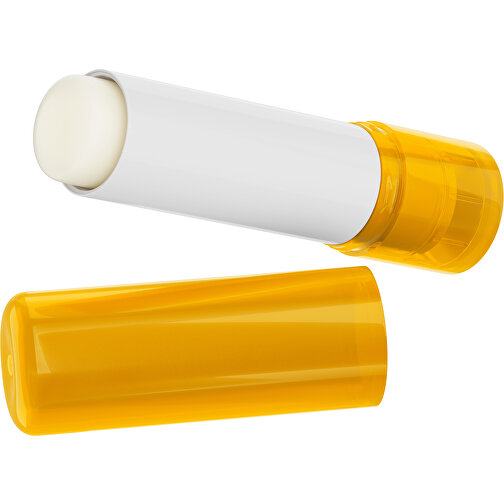 Lippenpflegestift 'Lipcare Original' Mit Polierter Oberfläche , gelb-orange, Kunststoff, 6,90cm (Höhe), Bild 1