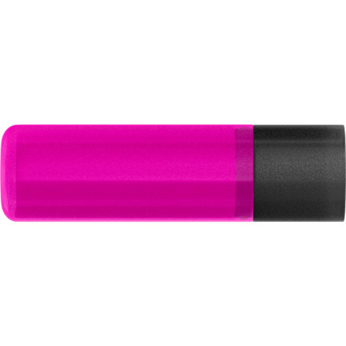 Lippenpflegestift 'Lipcare Original' Mit Gefrosteter Oberfläche , pink / schwarz, Kunststoff, 6,90cm (Höhe), Bild 2