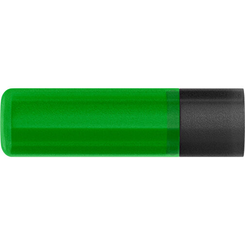Lippenpflegestift 'Lipcare Original' Mit Gefrosteter Oberfläche , grün / schwarz, Kunststoff, 6,90cm (Höhe), Bild 2