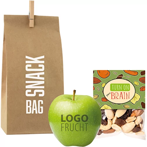 Torebka na przekaski LogoFruit Power - zielona - jezyna, Obraz 1