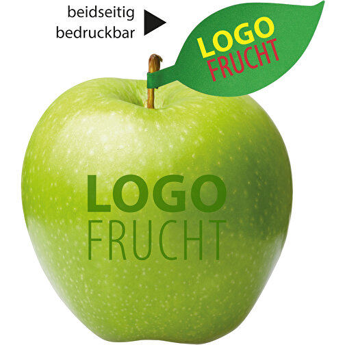 LogoFruit Apple Green - Kiwi + lisc jabloni, Obraz 1