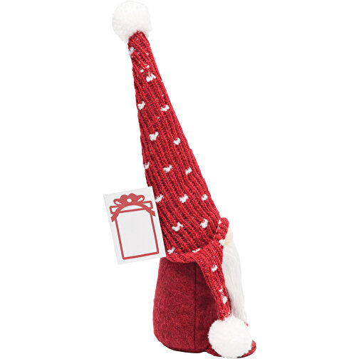 Weihnachts-Wichtel FRANZ , rot, Polyester / Polypropylen, 28,00cm (Länge), Bild 2