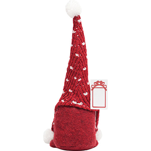 Weihnachts-Wichtel FRANZ , rot, Polyester / Polypropylen, 28,00cm (Länge), Bild 3