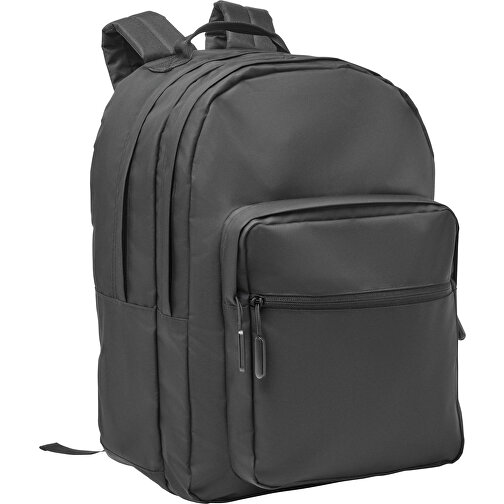 Valley Backpack , schwarz, RPET, 32,00cm x 43,00cm x 21,50cm (Länge x Höhe x Breite), Bild 1