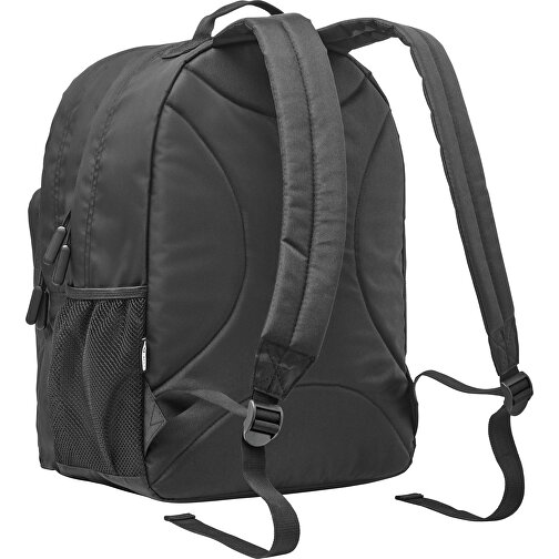 Valley Backpack , schwarz, RPET, 32,00cm x 43,00cm x 21,50cm (Länge x Höhe x Breite), Bild 2