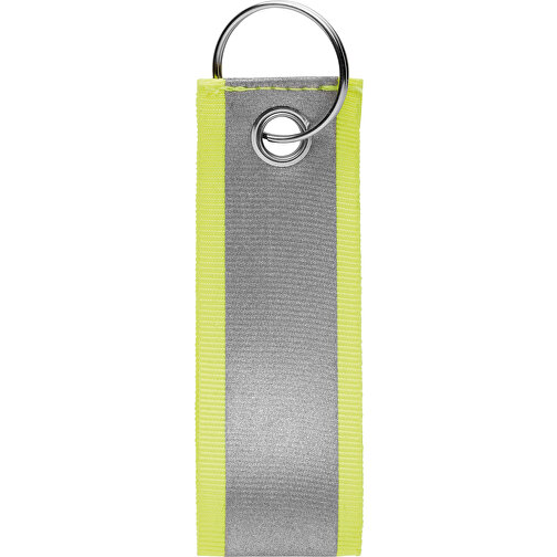 Reflekey , neon gelb, Polyester, 8,50cm x 3,00cm (Länge x Breite), Bild 3