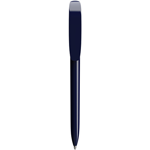 BIC® Super Clip Kugelschreiber Siebdruck , BiC, marineblau, Kunststoff, 14,40cm x 1,20cm (Länge x Breite), Bild 1