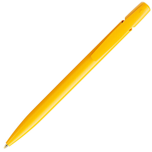 BIC® Media Clic Kugelschreiber Siebdruck , BiC, gelb, Kunststoff, 14,70cm x 1,30cm (Länge x Breite), Bild 2