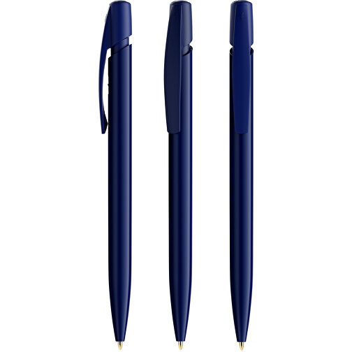 BIC® Media Clic Kugelschreiber Siebdruck , BiC, blau, Kunststoff, 14,70cm x 1,30cm (Länge x Breite), Bild 4