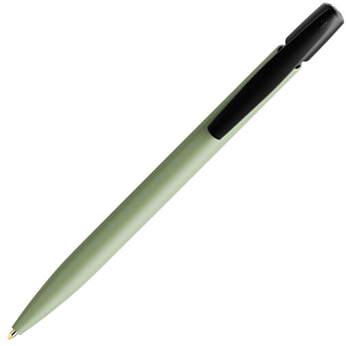 BIC® Media Clic BIO Based Ballpen Siebdruck , BiC, schwarz/grün, Nachhaltig, 14,70cm x 1,30cm (Länge x Breite), Bild 2