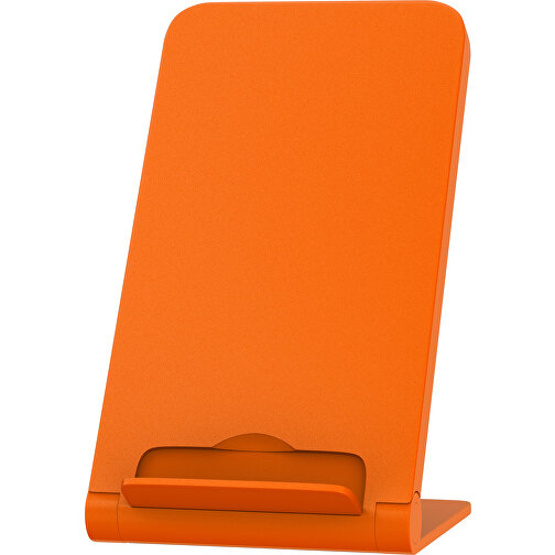 WirelessView - Der Klapp-Ständer Mit Kabellosem Ladegerät , orange, Kunststoff, 13,60cm x 1,30cm x 7,30cm (Länge x Höhe x Breite), Bild 2