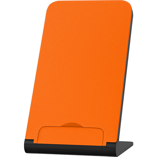 WirelessView - Der Klapp-Ständer Mit Kabellosem Ladegerät , orange / schwarz, Kunststoff, 13,60cm x 1,30cm x 7,30cm (Länge x Höhe x Breite), Bild 1