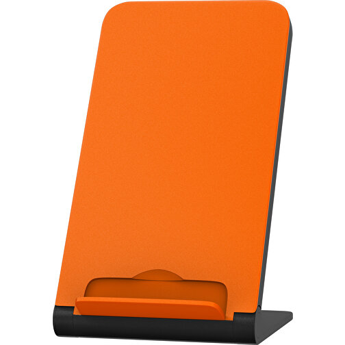 WirelessView - Der Klapp-Ständer Mit Kabellosem Ladegerät , orange / schwarz, Kunststoff, 13,60cm x 1,30cm x 7,30cm (Länge x Höhe x Breite), Bild 2